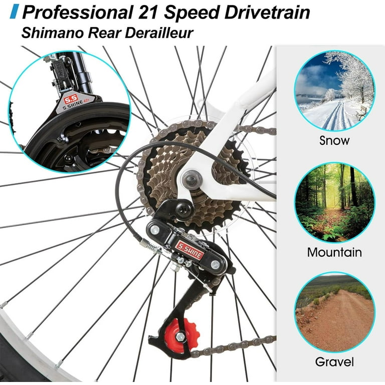 Hiland Bamcbase Women's 24-26 inch Trail Bicycle, 21 Speed - Main Image