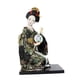 thumbnail image 3 of Figura asiática de Kabuki, escultura de niña con kimono japonés, adorno, figurita de kimono Kabuki negro, 3 of 9