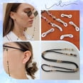 thumbnail image 5 of 1 Box 120Pcs Eyeglasses Strap Ends Small Eyeglass Chain Connector Sports Spectacle End Silicone Adjustable Anti-Slip Rubber Connectors for Eye Glasses Holder Loop Necklace Chain Sunglasses for diy, 5 of 6