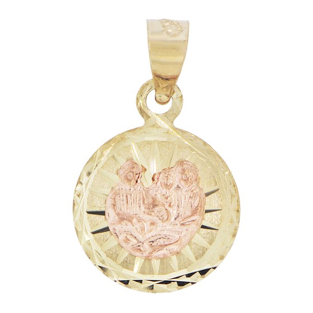 GiveMeGold 14k Yellow & Rose Gold, Baptism Christening Religious