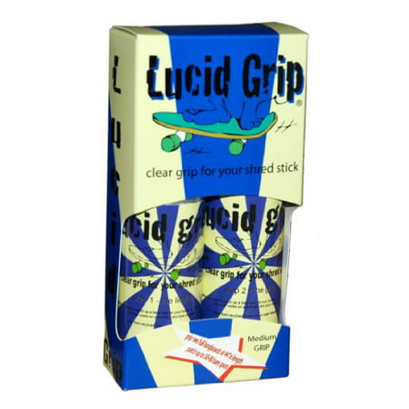 Lucid Grip Clear Spray on Tape, Medium (Best Longboard Grip Tape)