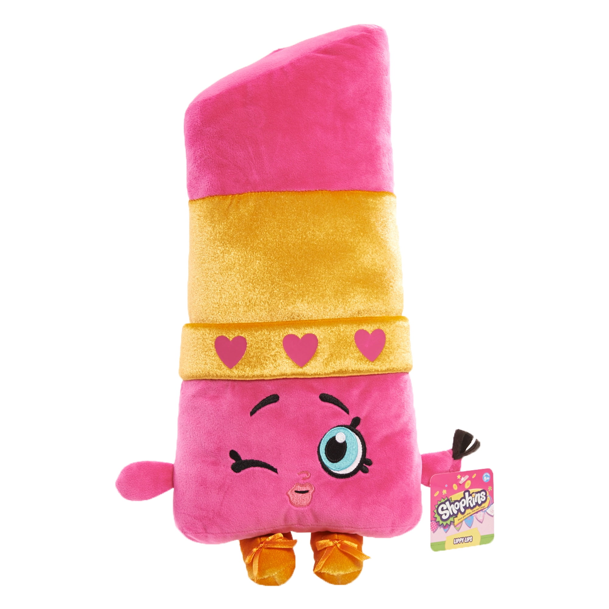 Shopkins Large 16" Cuddly and Huggable Lippy Lips Cuddle Soft Pillow Plush Walmart Canada