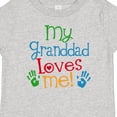 thumbnail image 4 of Inktastic My Granddad Loves Me Boys or Girls Baby T-Shirt, 4 of 5