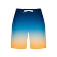 thumbnail image 4 of biudgviw Women's Gradient Casual Shorts Drawstring Elastic Waist Summer Shorts Loose Trendy Lounge Shorts with Pockets, 4 of 5