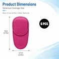 thumbnail image 6 of Eye Patches for Glasses 6 Pack, MODANU Reusable Non-Woven Fabric Eye Patches to Cover Left Right Eye Improve Vision for Kids' & Adults' Lazy Eye Amblyopia Strabismus, Red, 6 of 7
