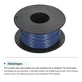 thumbnail image 3 of Uxcell 18AWG Stranded Wire Hookup 10M/33ft Blue, Electrical Wire UL1007 Spool, 3 of 6