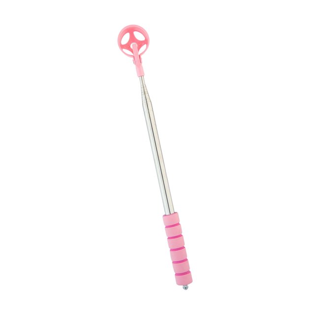 koolsoo Golf Ball Retriever Training Equipment Extendable Anti Slip Grip Ball Picker pink