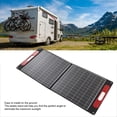 thumbnail image 4 of Monocrystalline Solar Panel, Durable 100W 16V Portable Folding Solar Panel IPX4 Waterproof Semi Flexible High Temperature   For Car For Camping, 4 of 8