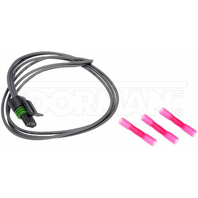 Dorman Camshaft Position Sensor Connector 645-154 TECHoice; OE Replacement; 3 Female Pressure Contact Terminal; 16 Inch Wiring Harness Length; With 3 Butt Connectors
