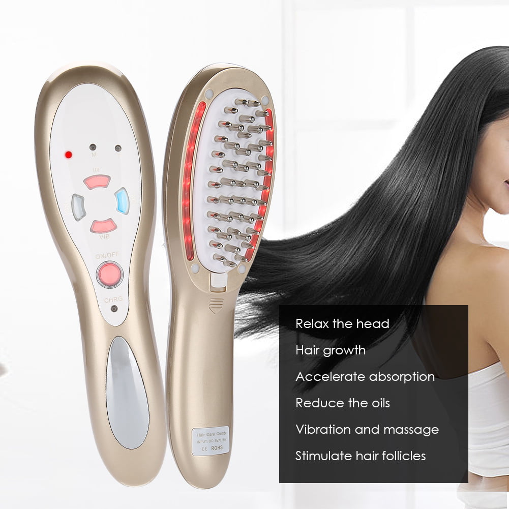 OTVIAP Hair Stimulate Comb, Ion Hair Care Comb,Electric Scalp Photon Ion Massage Comb Hair