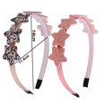 thumbnail image 2 of Bandas con purpurina Laklulu para niñas pequeñas, bandas de lentejuelas con dientes, banda antideslizante, accesorios para el cabello (2 piezas), 2 of 5