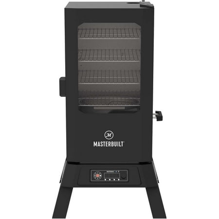 Masterbuilt®710 WiFi Digital Smoker, Vertical Design, 711 Cooking Sq. Inches, 4 Chrome Coated Smoking Racks, Wood Chip Loader, Electric Fuel Source to Plug in and Start Cooking, Black Model MB20070924