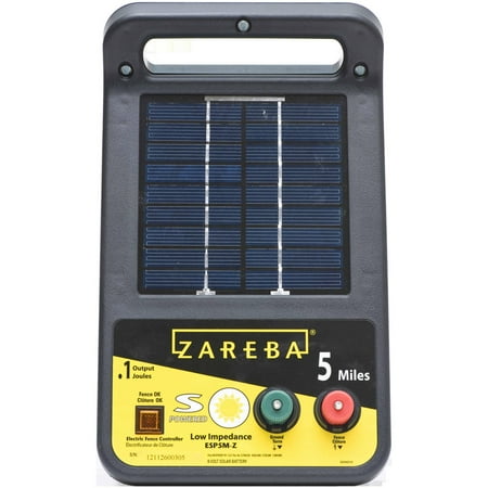 Zareba 5-Mile Solar Low Impedance Electric Fence Charger