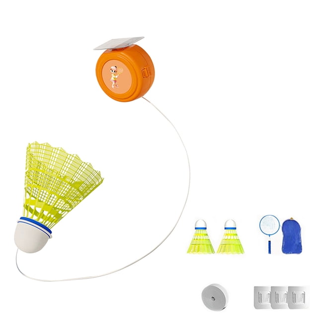 Badminton Individual Trainer Metal Material Elastic Rope Adjustable Length 3 Stage Resistance Portable for Adult Children Indoor Outdoor