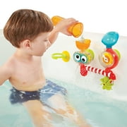 Yookidoo Baby Bath Toy - Spin N Sprinkle Transparent Water Lab, Attaches to Any Tub Wall, 1-3 Years