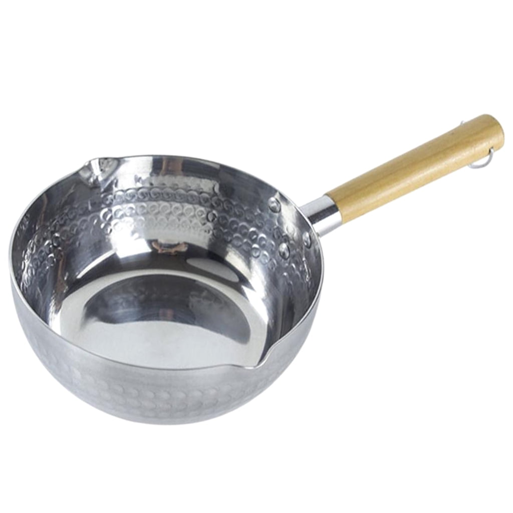 New Aluminium Tea Pot Dual SPOUT Milk Pan Heavy Gauge Coffee Curry Pot Saucepan