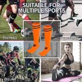 thumbnail image 5 of Calcetines/pantorrilla comprimida - tibia/sudor de alta absorción de humedad elástica - baloncesto de fútbol absorbente, 5 of 5