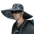 thumbnail image 1 of Men's Wide Brim Sun Hat UPF50+ Waterproof Breathable Bucket, 1 of 1