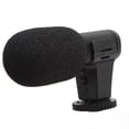 thumbnail image 1 of 3.5mm Mini Microphone, Windproof Sponge Compact ABS Reduce Noise MIC 06 Microphone  For Camera For Mobile Phone, 1 of 8