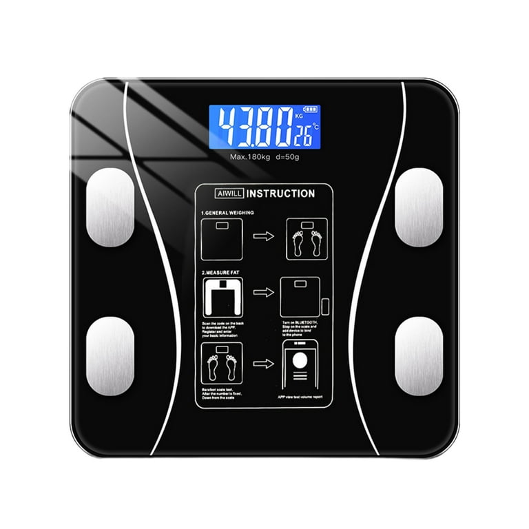 CreativeArrowy Electronic scales Smart Bluetooth Body Fat digital Scale  Adult weight scale Household Small Body balance Retest Fat Libra 