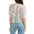 thumbnail image 2 of Valentino womens  Top, 42, Silver, 2 of 3