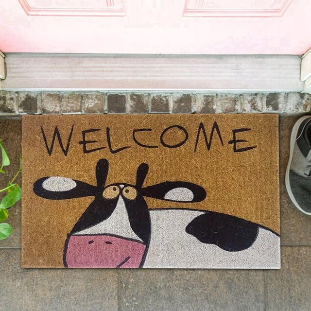 Alfombrilla para Suelo de vaca onlyliua Antideslizante y Absorbente de Agua para Entrada de casa