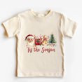 thumbnail image 4 of Camiseta navideña de Papá Noel para niños y niñas pequeños, camisetas navideñas de manga corta, camisetas festivas, 4 of 5