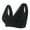 Black, variant on WREESH Bra Full-Figure Bra Women Solid Color Large Lace Front Button Bra Wide Shoulder Strap Style Underwire Breathable Plus Size Bra Push-Up Lace Bra Underwear Beige