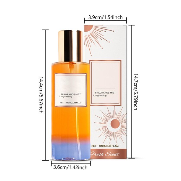 Pisexur Belleza Maquillaje Perfume Golden Lady Elegante y Fresco 100mlpara mujeres y hombres