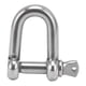 thumbnail image 1 of Screw Pin Anchor Shackle Stainless Steel DShaped Bow Shackle for Chains Outdoor Camping Survival Rope(M20 ), 1 of 5