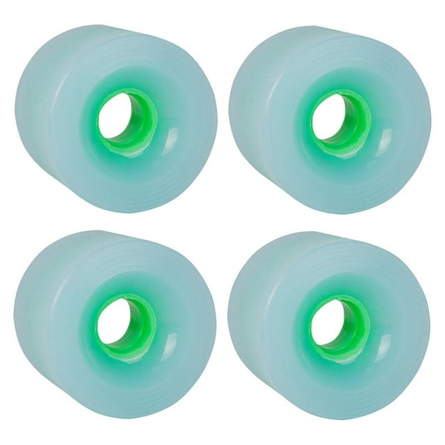 S SERENABLE 4 Pcs Roues de Planche à Roulettes 78A Pièces d'Entretien pour Longboard Cruiser 70x51mm Vert