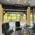 thumbnail image 3 of Torrid Series--240-Volt/4000-Watt Black Aluminum Electric Patio Heater-Wall Mount, 3 of 14