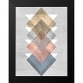 thumbnail image 2 of Goldberger, Jennifer 12x14 Black Modern Framed Museum Art Print Titled - Diamond Allign I, 2 of 5