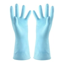 CMrtew Heavy-Duty Cleaning Gloves | Thickened PVC with Texture Grip | Multi-Purpose Dishwashing/Kitchen/Gardening Gloves | Puncture Resistant