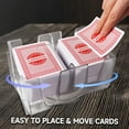 thumbnail image 4 of GSE Games & Sports Expert 6-Deck Canasta Cards with Automatic Card Shuffler, a Revolving Card Holder, 100 Sheets Score Pads - Red, 4 of 7