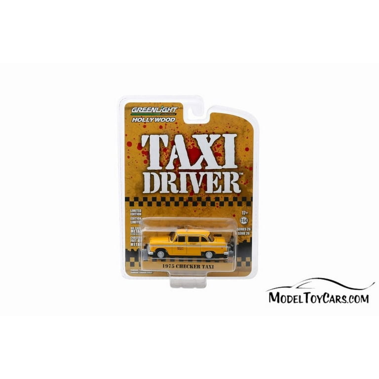 1975 Checker Taxicab, Taxi Driver - Greenlight 44860/48 - 1
