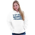 thumbnail image 3 of US Navy Logo Dad Defending Freedom Hoodie Sweatshirt Women Men Brisco Brands M, 3 of 6