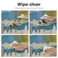 thumbnail image 4 of PIKWEEK Landscape Circular Elastic Table Cover Painting Round Fitted Tablecloth with Stretch Elastic for Picnic, Patio, Banquet and Party Tables, 4 of 7