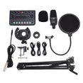 thumbnail image 2 of Condenser Mic Live Sound Card Kit, Excellent Sound 1200mAh Podcast Microphone Bundle  for Streaming, 2 of 7
