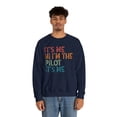 thumbnail image 4 of Pilot Flying Aviator Aviation Sweatshirt, Gifts, Crewneck, 4 of 4