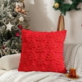 thumbnail image 5 of 19.68in Christmas Embroidered Pillow Cover, Soft Festive Cushion Cover for Sofa & Bed, Cozy Winter Decor with Hidden Zipper, 5 of 6