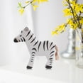 thumbnail image 4 of hengtong 2pcs Wood Mini Animal Learning Toys Figurines Model Collection Animal Playset Zebra Cows, 4 of 9