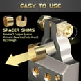 thumbnail image 5 of Heavy Duty Car Battery Connectors, Battery Terminal Connectors, 2025 Battery Terminals, 0/2/4/6/8/10 AWG, Top Post Multiple Battery (2PCS, Silver), 5 of 7