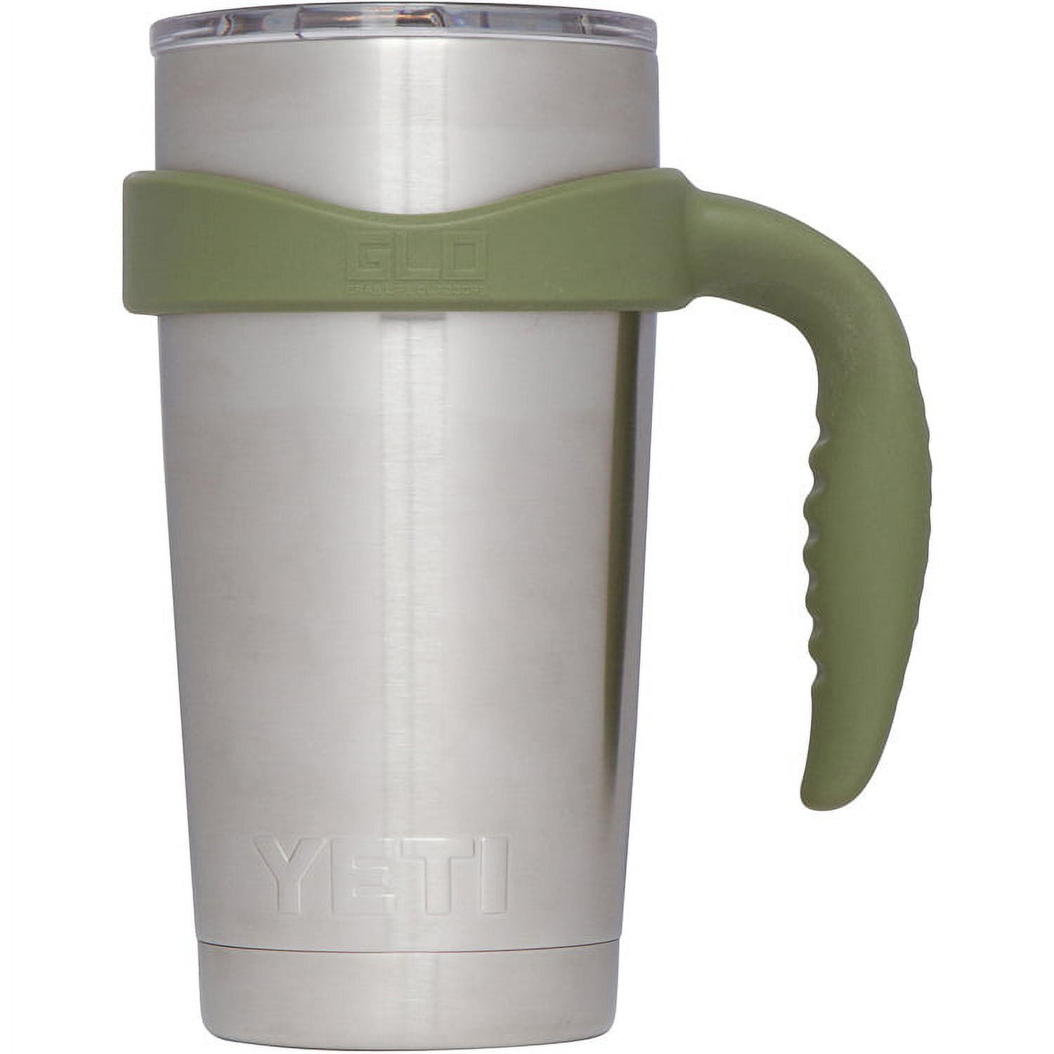 Grab Life Outdoors (GLO) - Handle For 20 Oz Tumbler - Fits Ozark Trail,  YETI Rambler And More - Handle Only (Black) 