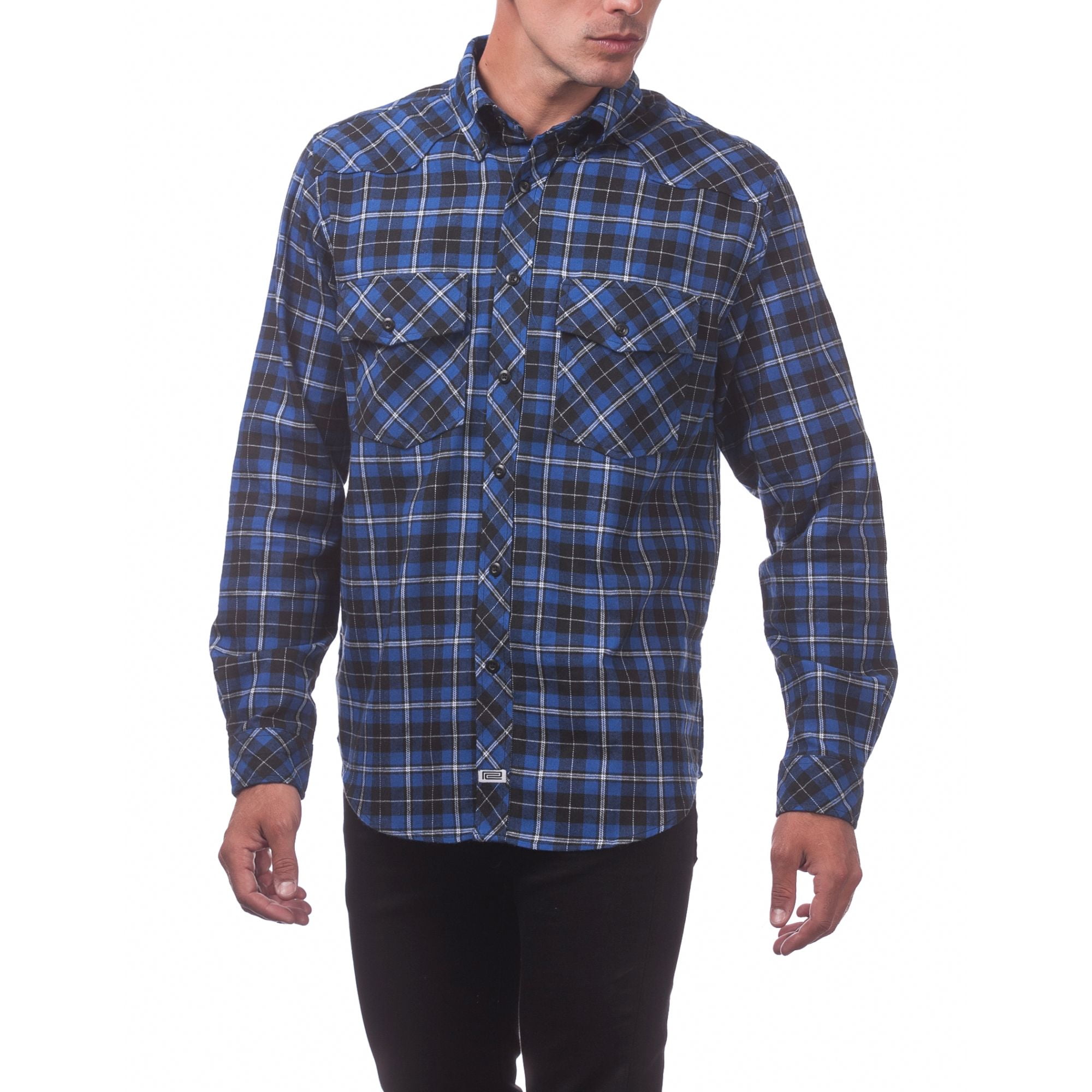 Men's Flannel Shirt, 7X-Large, (Royal 
