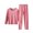 Pink, variant on Women's Deep Round Neck Seamless Thermal Long John Set, Base Layer Top & Leggings, Moisture-Wicking Heat Retention Two-Piece Suit for Cold Weather Skiing Layering Warmth