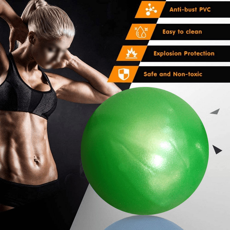 Mini Fitness Exercise Ball Kit for Yoga Pilates Body Balance Core Training and Stability Walmart