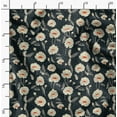 thumbnail image 2 of Soimoi Cotton Satin Spandex Black Fabric By the Yard - 54 Inch Wide - Florals Print Fabric - Elegant and Timeless Patterns for Fashion and Home Decor Printed Fabric, 2 of 6