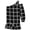 Black - blkcombo, variant on Bar Iii Womens Grid One Shoulder Dress