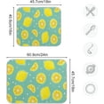 thumbnail image 3 of Lemon Pattern Dish Drying Mat Microfiber Drying Pad for Kitchen Counter Absorbent Mat Drying Pad Sink Mat 16 x 18 Inch Home Decor, 3 of 7